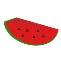 fresh watermelon slices doodle
