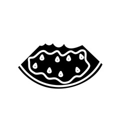 fresh watermelon slices doodle