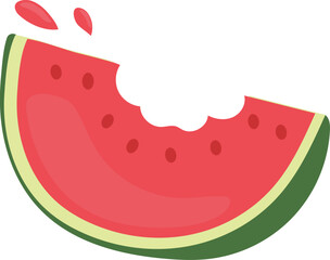 Watermelon slice illustration