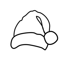 red santa hat Doodle