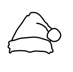 red santa hat Doodle