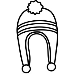 red santa hat Doodle