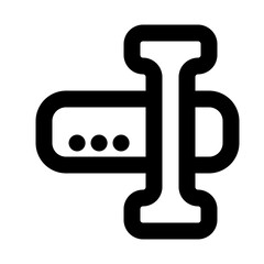 spacing line icon
