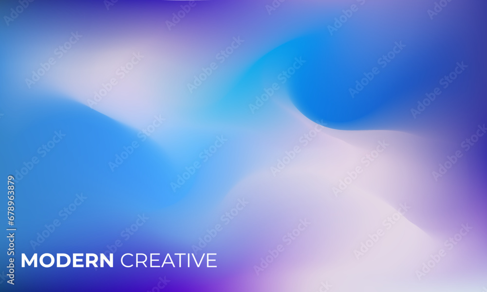 Aufkleber abstract modern gradient colorful mesh creative design background