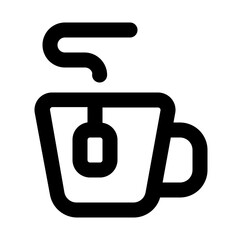 tea line icon