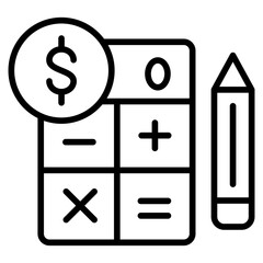 Tax Pencil icon