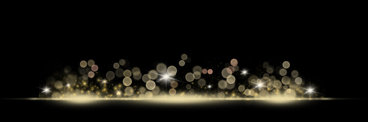 beautiful glitter particle glare background effect