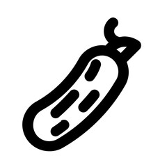 cucumber line icon