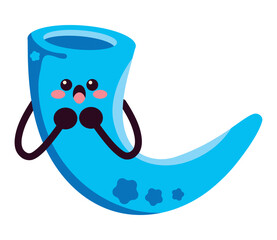 hanukkah character kawaii horn