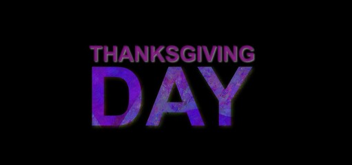 Fototapeta na wymiar Thanksgiving day beautiful and colorful text design