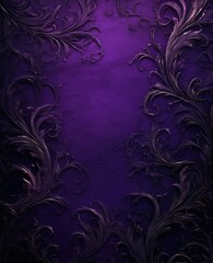 Ornamental background design with dark and light colors inspired by nature.