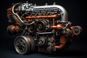Fotobehang Automobile internal combustion engine © Kien