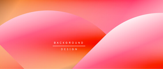 Bright color circle and round element minimal geometric abstract background for posters, covers, banners, brochures, websites