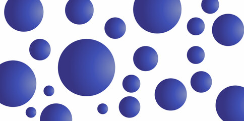 blue gradient color circle seamless pattern background 