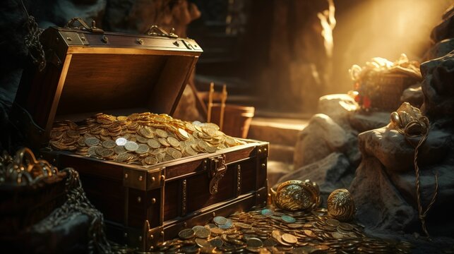 Image of a pirate's treasure chest.