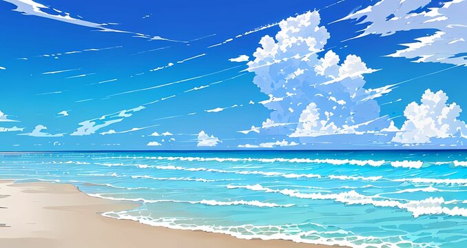 海のイラスト