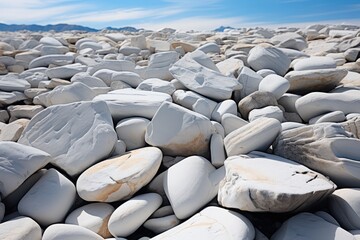 Obraz premium Texture of white stone.