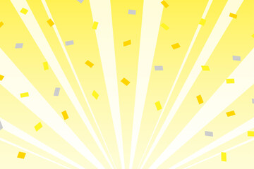 紙吹雪の放射背景