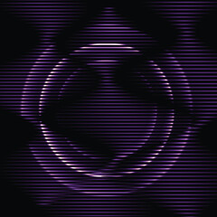 Simple circle lines violet wave background