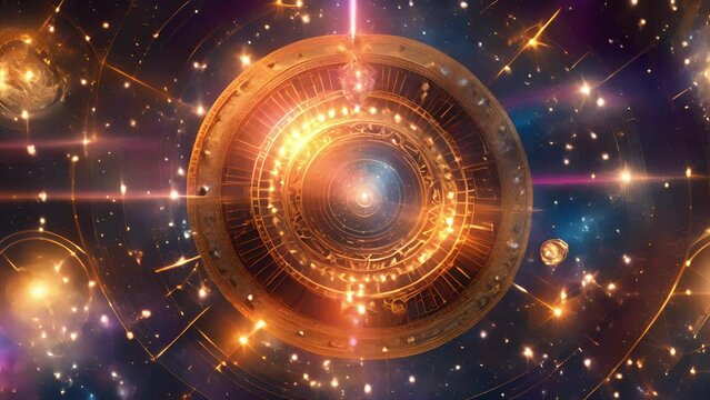 stunning display cosmic vibrations resonating through zodiac, intertwining each sign unlocking secrets universe know