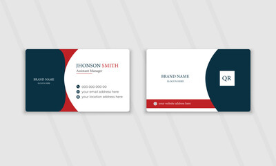 
Modern and creative Double-sided business card template. Vector illustration