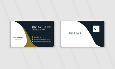 
Modern and creative Double-sided business card template. Vector illustration