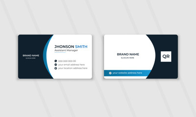 
Modern and creative Double-sided business card template. Vector illustration