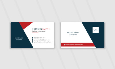 
Modern and creative Double-sided business card template. Vector illustration