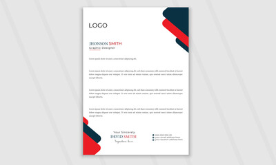 Creative latter head design, Business latter head template
