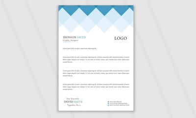 Creative latter head design, Business latter head template

