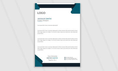 Creative latter head design, Business latter head template