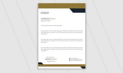 Creative latter head design, Business latter head template