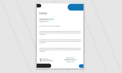 Creative latter head design, Business latter head template