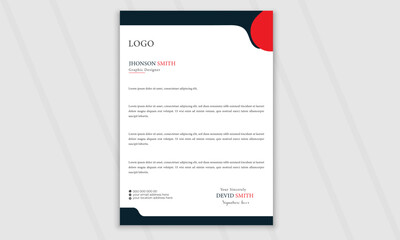 Creative latter head design, Business latter head template