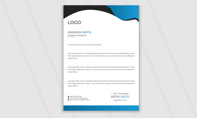 Creative latter head design, Business latter head template