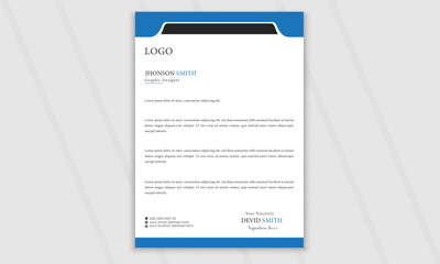 Creative latter head design, Business latter head template