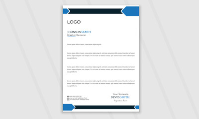 Creative latter head design, Business latter head template