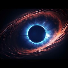 "Pans' Intense Blue Eye: A Time-Dilated Black Hole of Enigmatic Beauty" (74 letters)