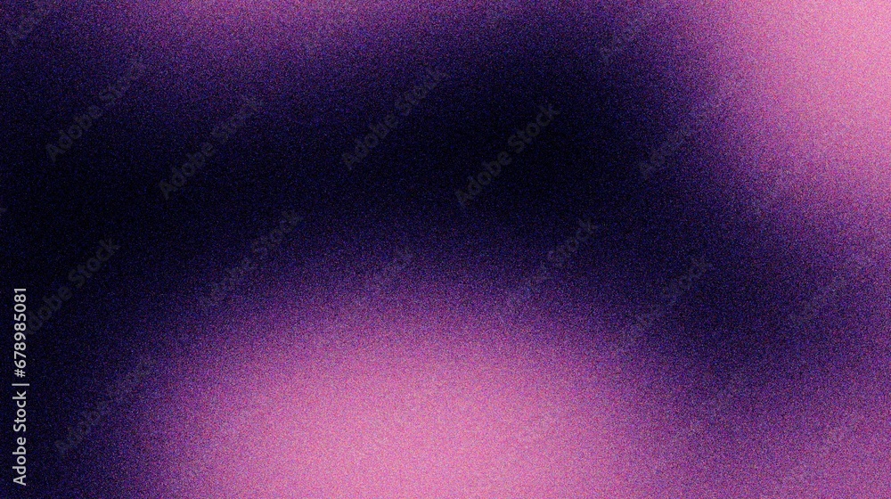 Wall mural pink and dark blue abstract grainy gradient background with noise texture for header poster banner b