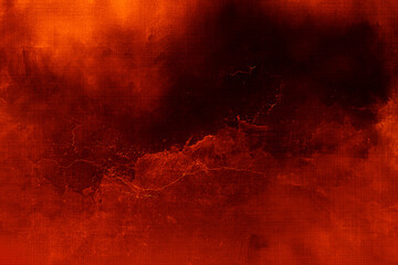 Abstract texture oil painting on canvas in red color, background. Artistic background image....