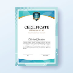 비즈니스,교육 성과 인증서 템플릿