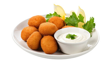 Savory Bites: Irresistible Croquette Isolated on Transparent Background
