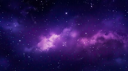 Fototapeta premium Galactic Space Wallpaper in Dark and Light Violet Hues.