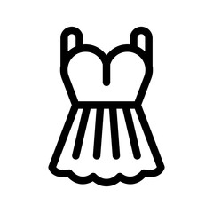 Dress Icon Vector Symbol Design Illustration
