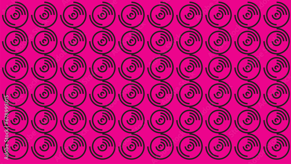Poster round circle mosaic pattern background design, design pattern, doodle background