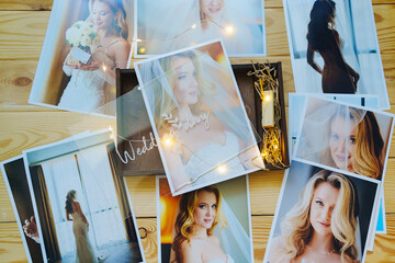 Beautiful printed wedding photos. Professional photography.