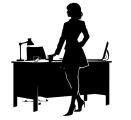 business people silhouettes