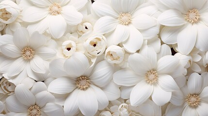 Fototapeta na wymiar White Flower Background.
