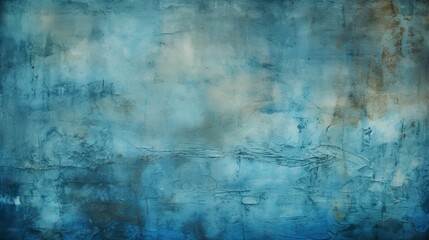 Fototapeta na wymiar Grunge-Style Textured Blue Background.