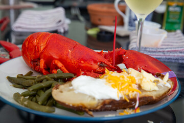 Fresh Cooked Maine Lobster